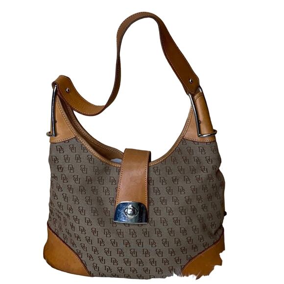 Dooney & Bourke Vintage Signature Leather Purse - Picture 1 of 16